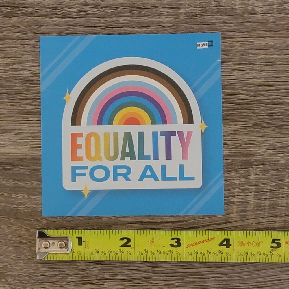 Equality Vinyl Sticker